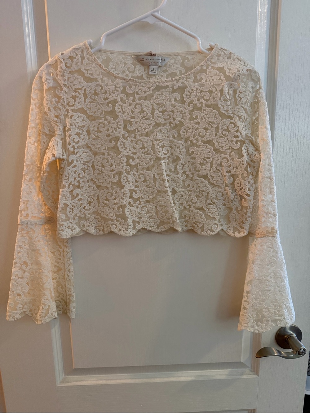 LC Lauren Conrad Runway Lace Top